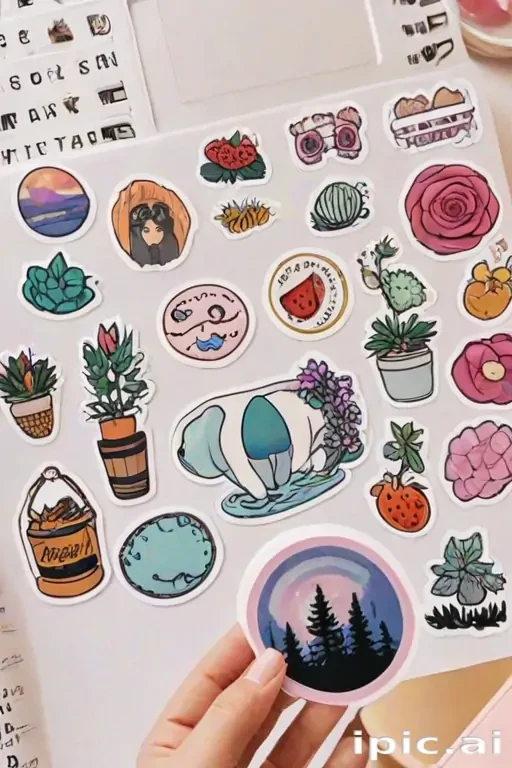 aesthetic printable stickers