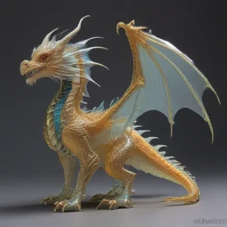 transparent dragon