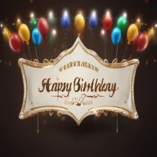 happy birthday banner png