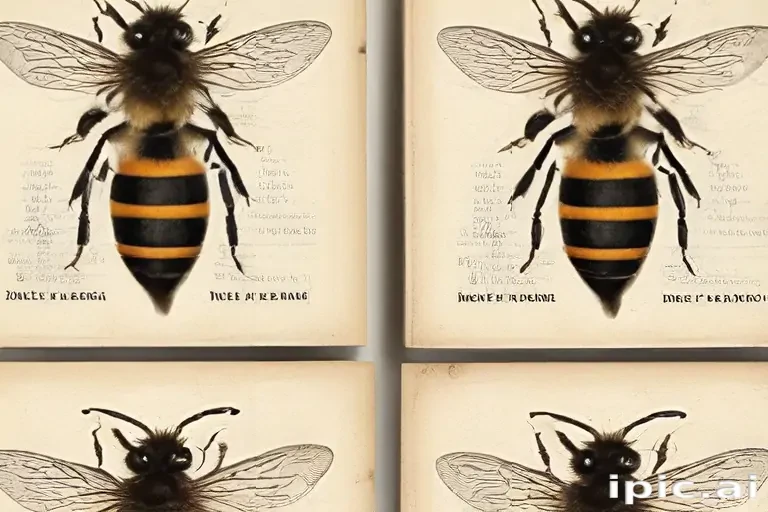 free vintage bee printables
