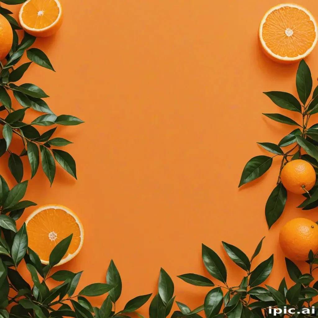 orange background aesthetic