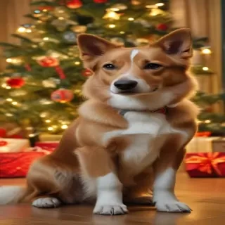dog pictures christmas