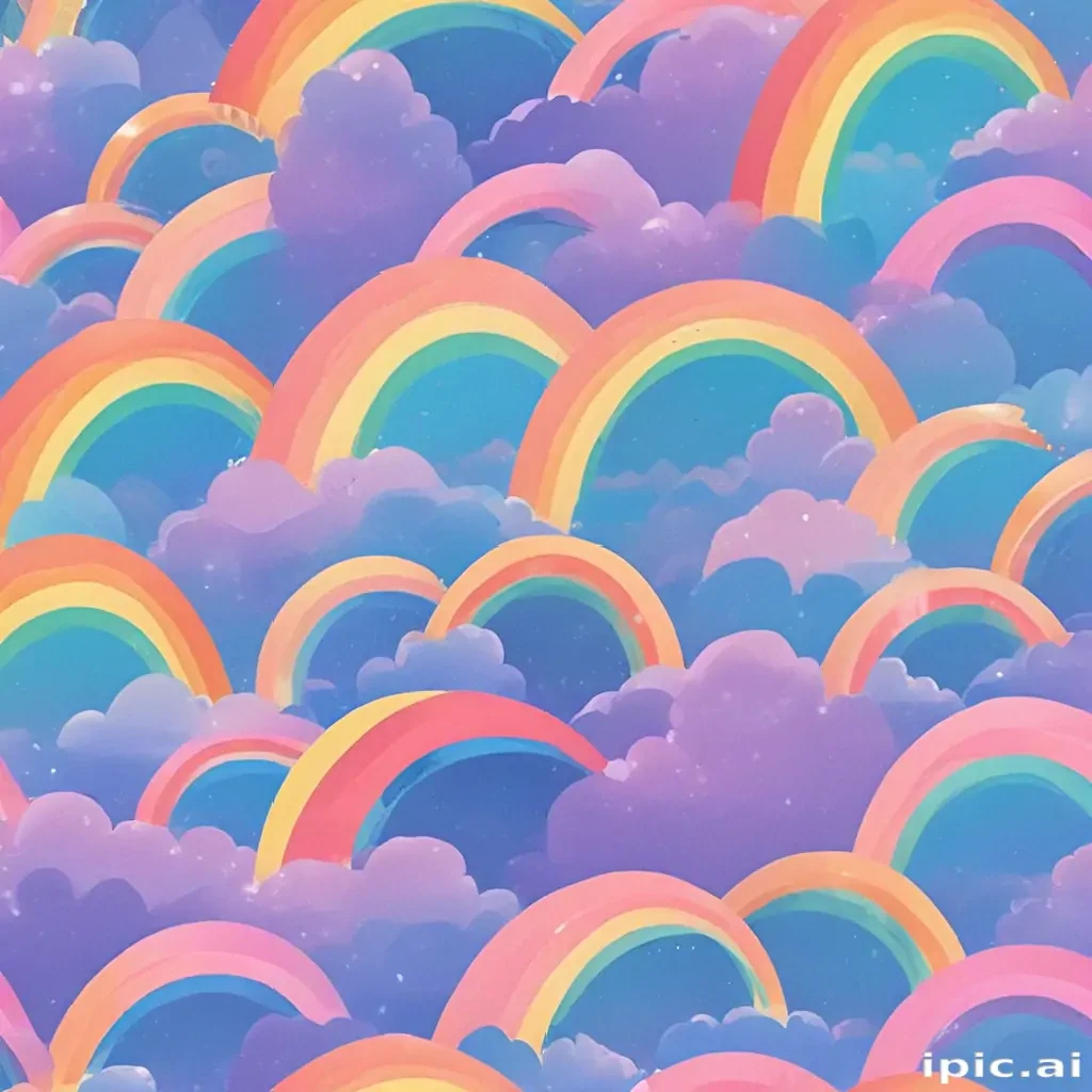 rainbow wallpaper aesthetic