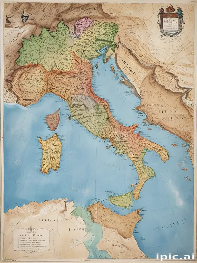 map of italy