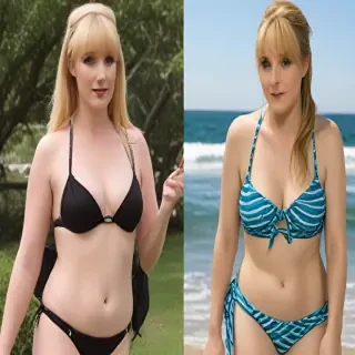 melissa rauch bikini pics