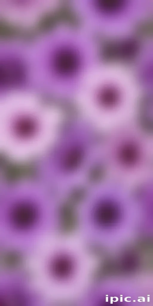 purple flowers transparent background