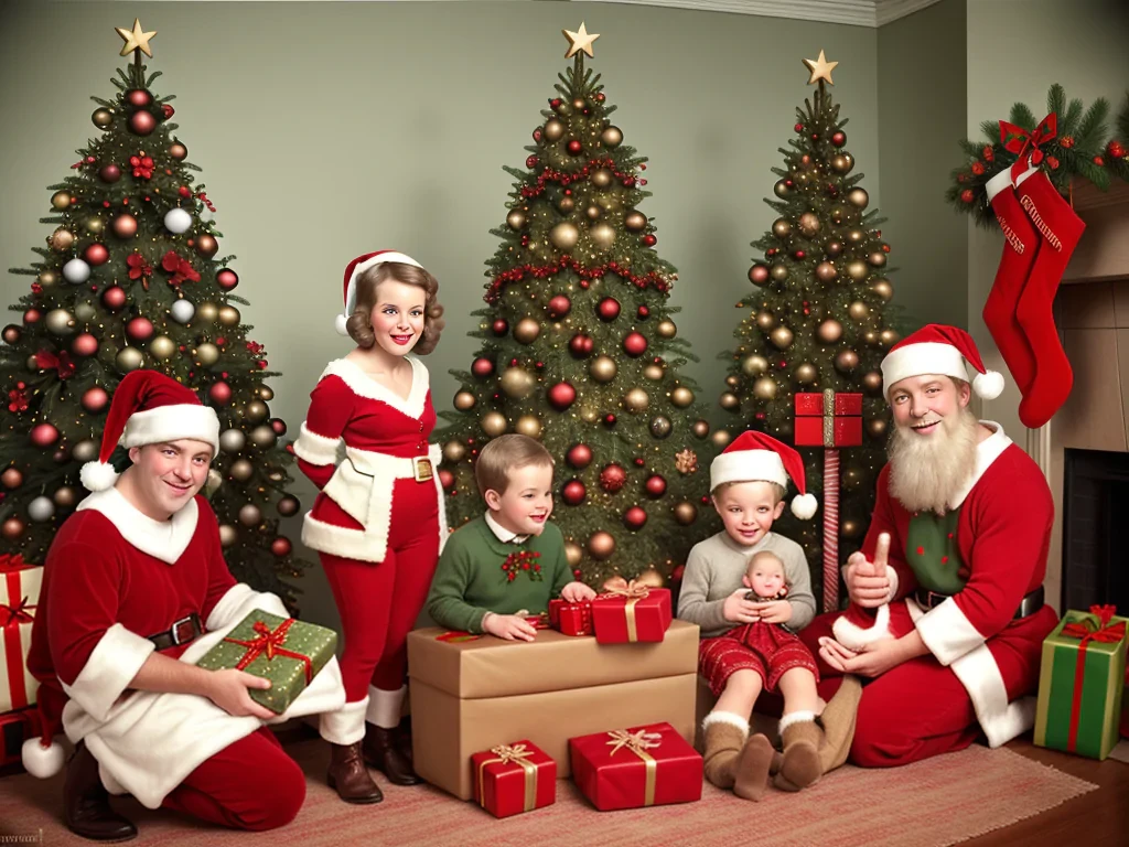 vintage xmas pictures
