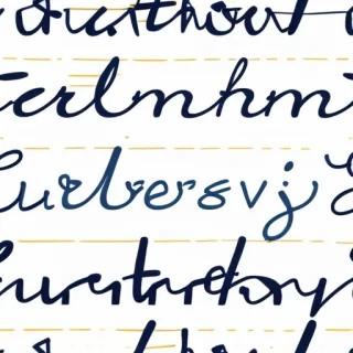 anthony in cursive