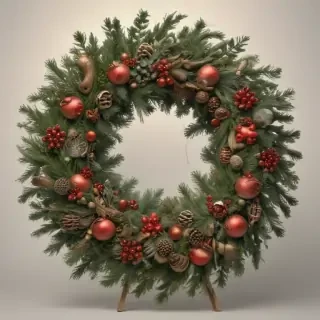 christmas wreath transparent