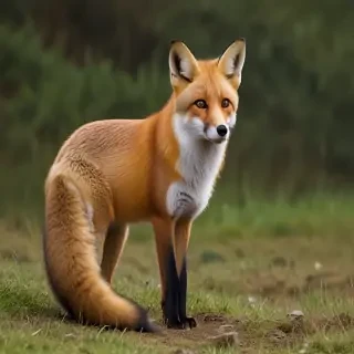 background fox