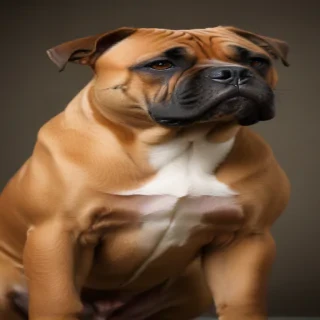 staffy bull bullmastiff