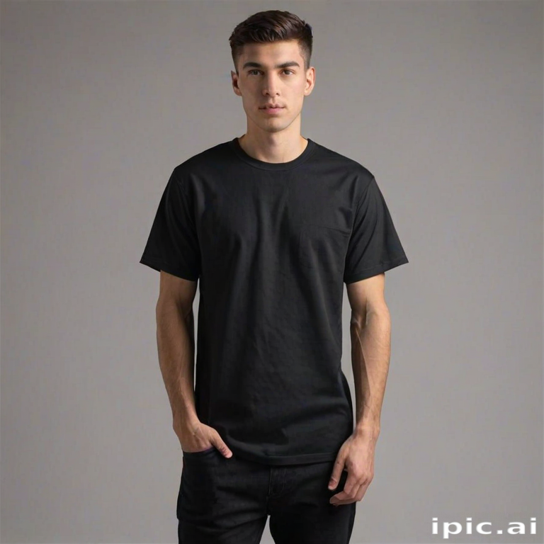 black mockup shirt