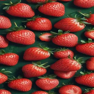 strawberry background aesthetic
