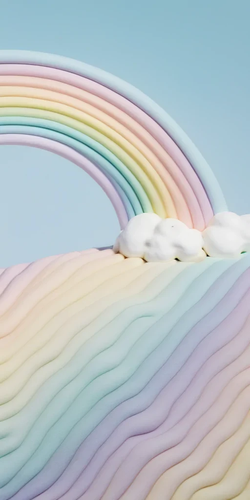 rainbow pastel