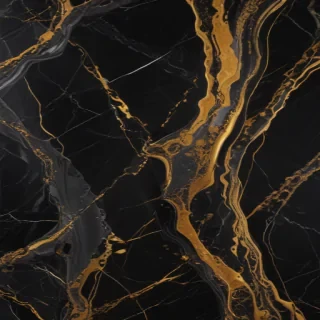 black and gold marble