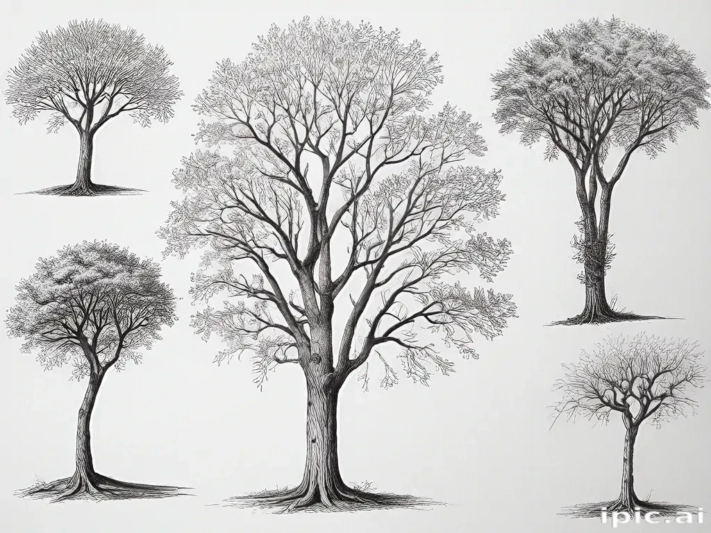 images of trees for drawing