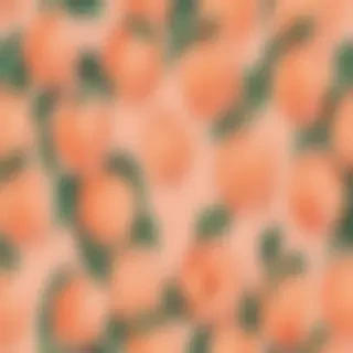 peach background aesthetic