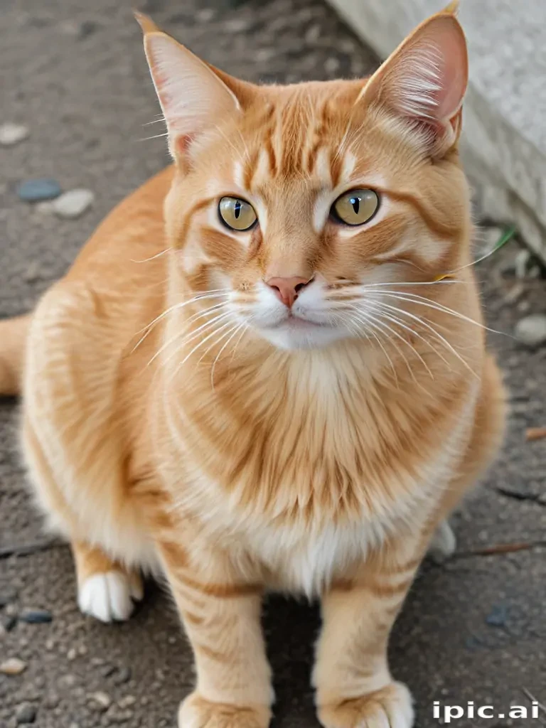 orange cat