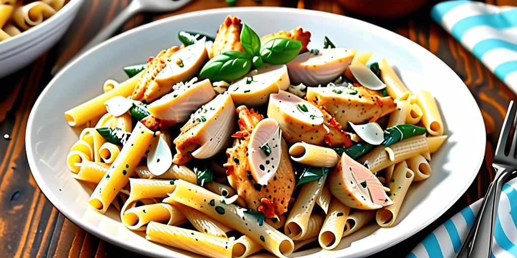 bww parmesan garlic chicken pasta