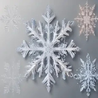 snowflake clipart free