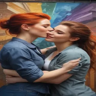 lesbians having fun