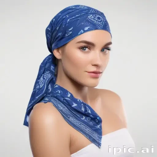 blue bandana png