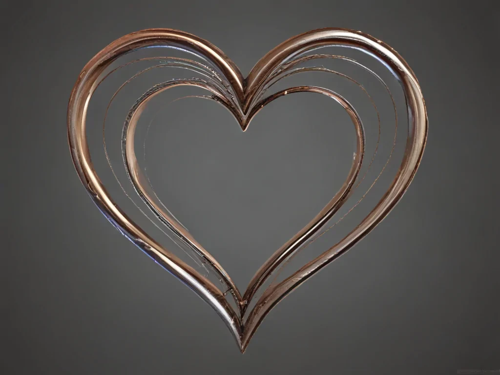 outline heart png