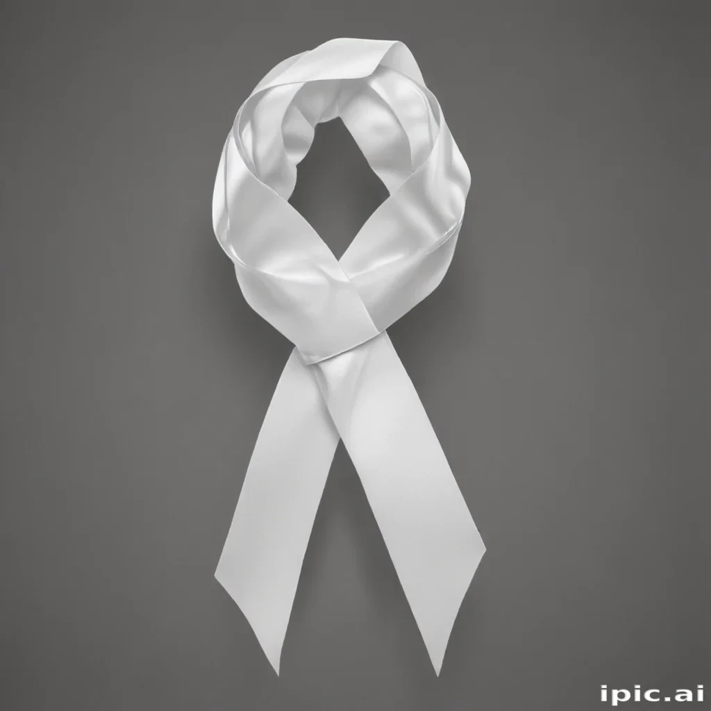 white ribbon png