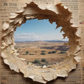 torn paper transparent