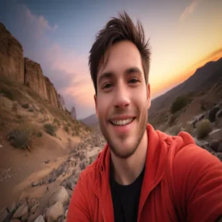 selfie background