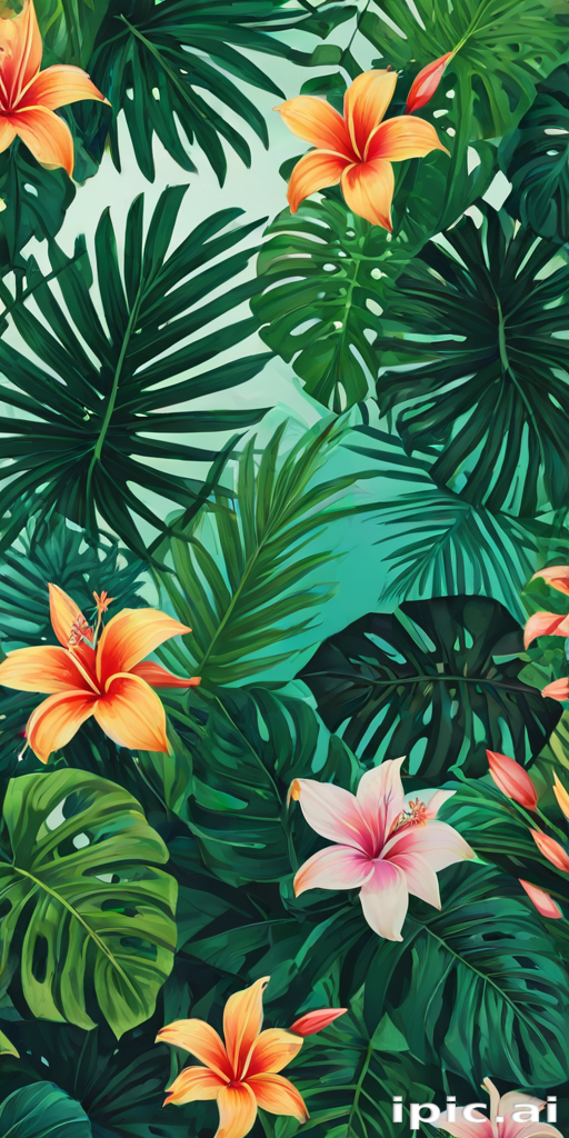 tropical iphone wallpaper