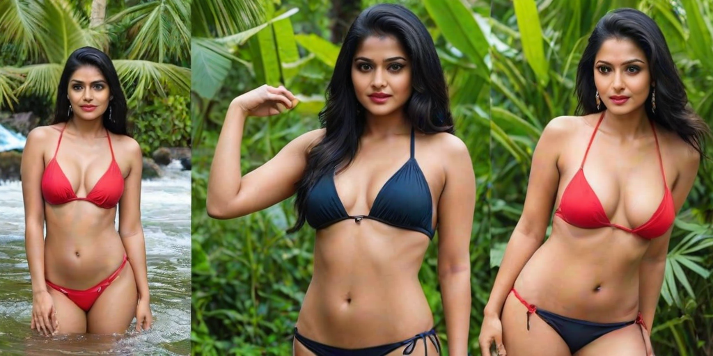 mamitha baiju in bikini