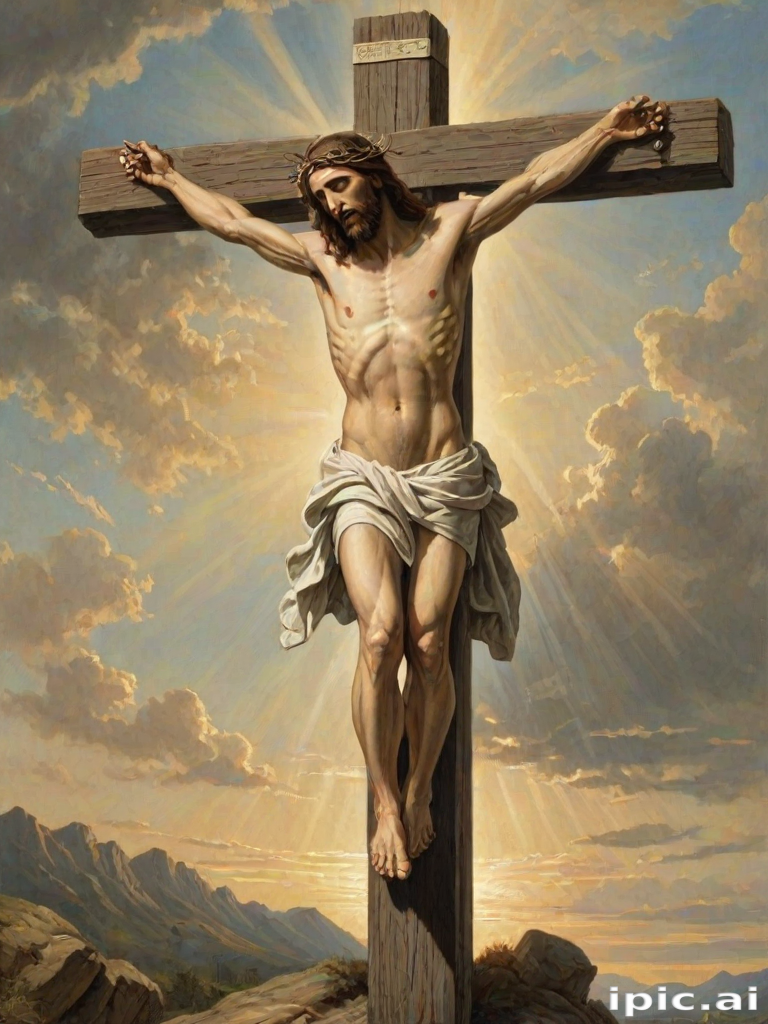 jesus on the cross pictures