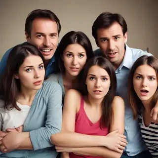 free pictures upset family
