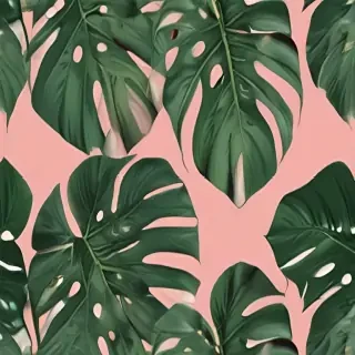 aesthetic monstera wallpaper