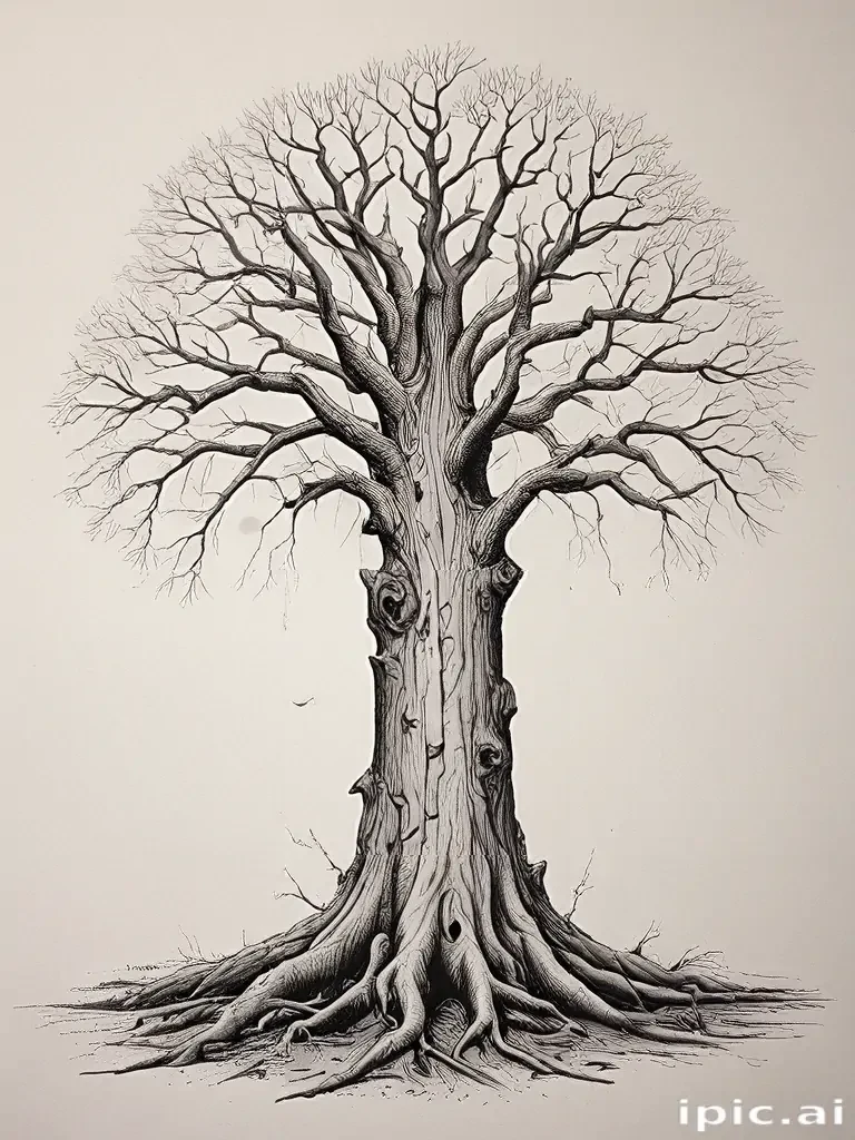 dead tree drawings
