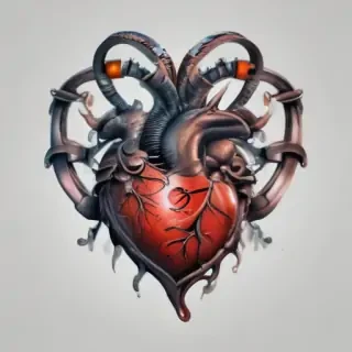 heart tattoo png