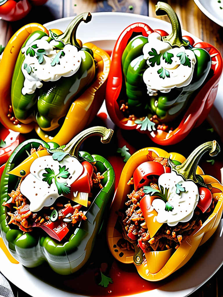 what sides go with stuffed peppers