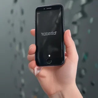 phone with hand