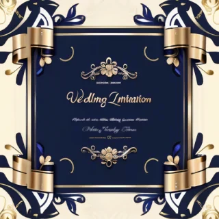 background of wedding invitation