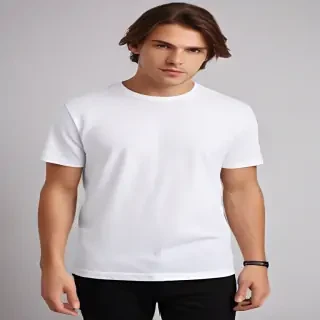 white tee png