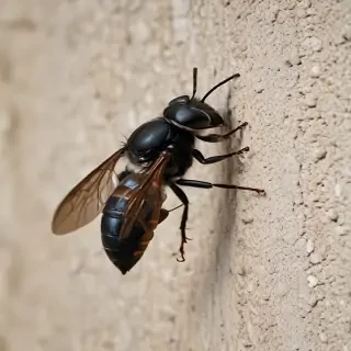 black wasp