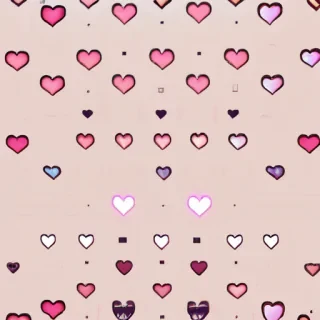 aesthetic hearts wallpaper