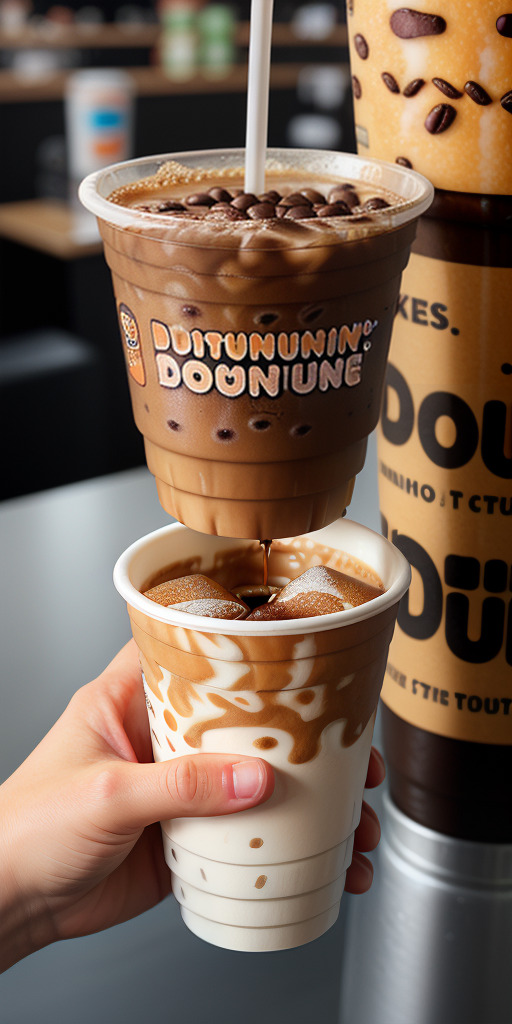 how much caffeine in dunkin iced coffee