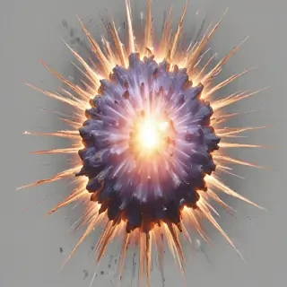 transparent explosion