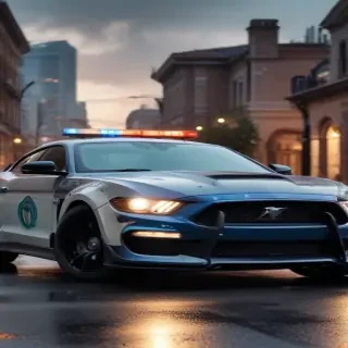 police car wallpaper