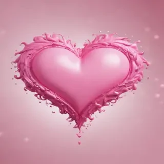heart png pink