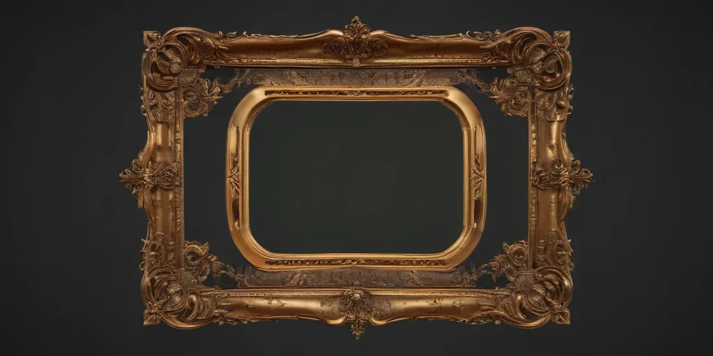 gold frame png transparent