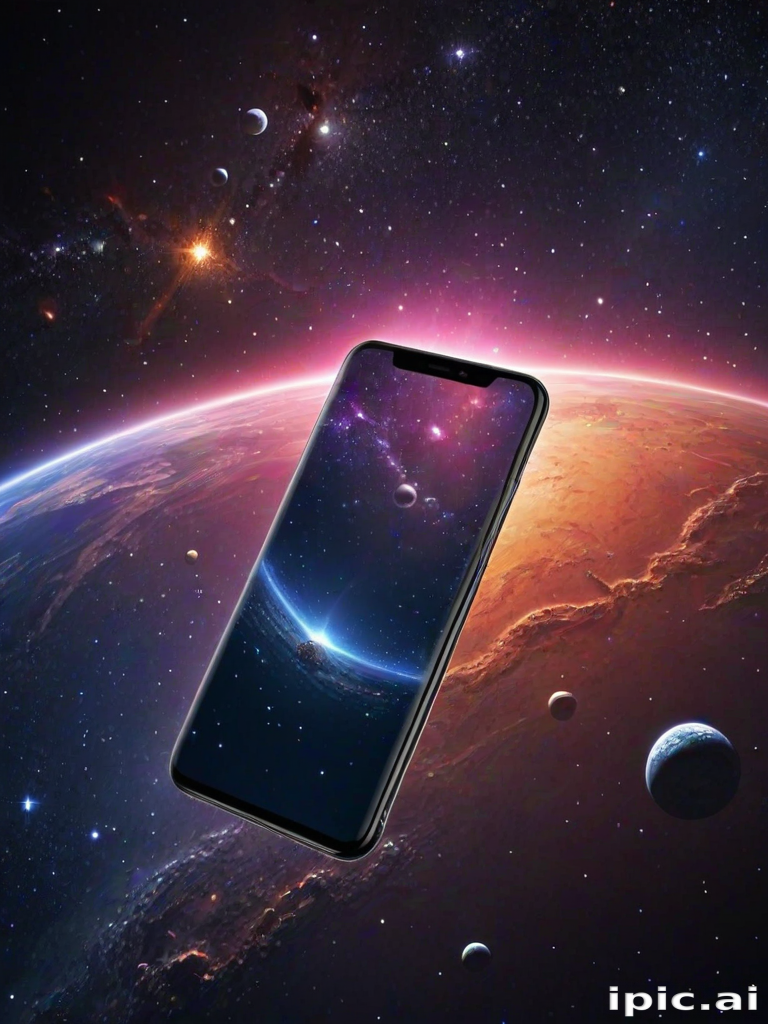 space background phone