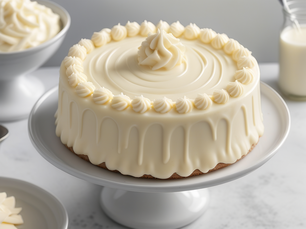 white chocolate and cream cheese icing